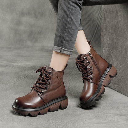 Botas Martin estilo británico vintage para mujer