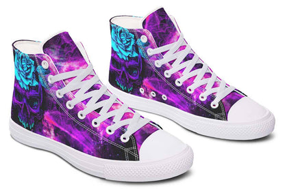 Printed Couple High-top Canvas Shoes