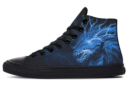 Printed Couple High-top Canvas Shoes