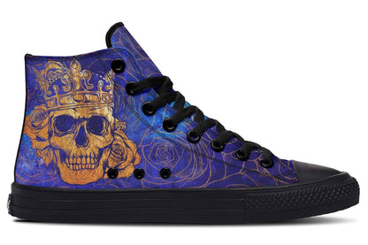 Printed Couple High-top Canvas Shoes