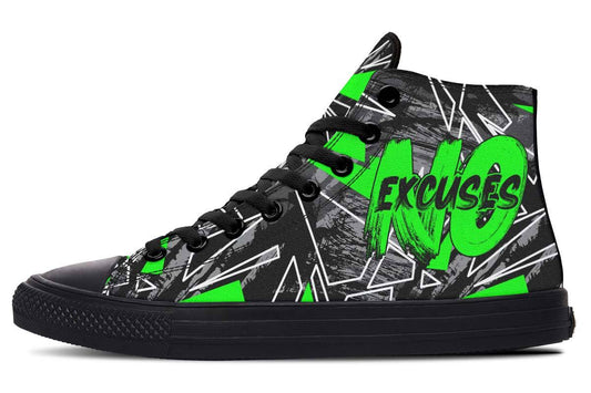 Printed Couple High-top Canvas Shoes