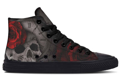 Printed Couple High-top Canvas Shoes