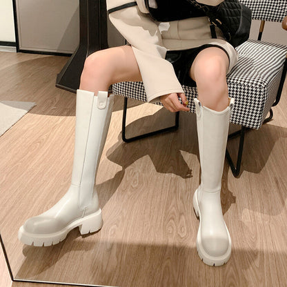 Small Platform Chimney Boots Elastic Cowhide