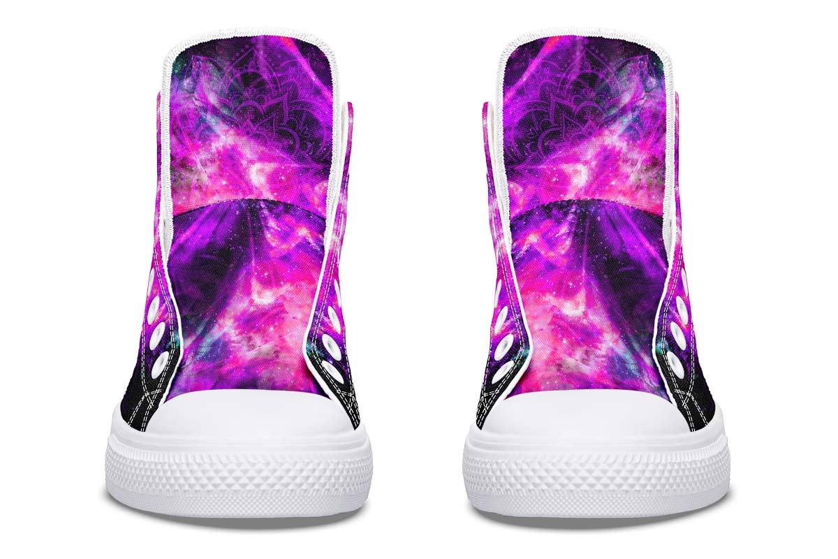 Printed Couple High-top Canvas Shoes