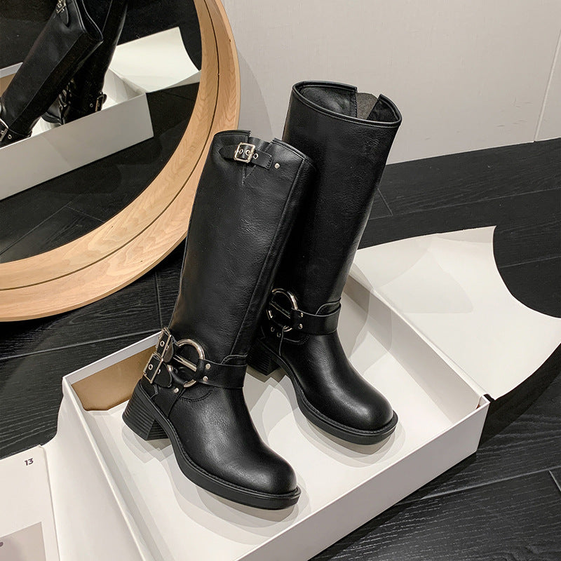 Botas altas de caballero para mujer que combinan con todo