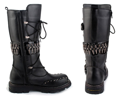 Botas de moto punk