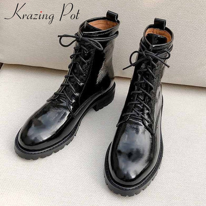 Botas de piel auténtica Krazing Pot