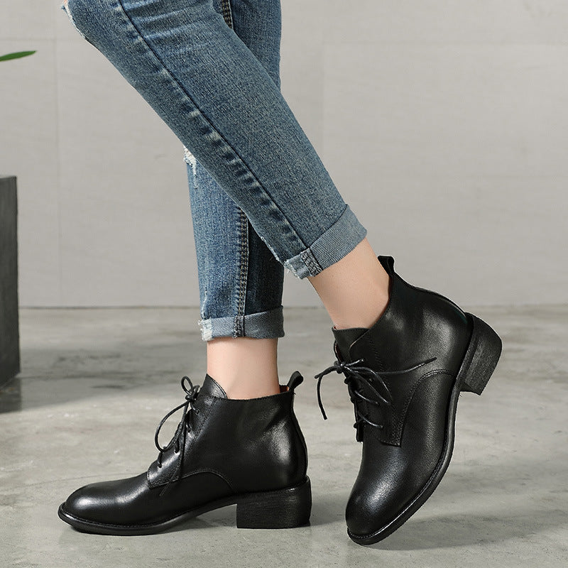 Botas Martin de piel para mujer hechas a mano