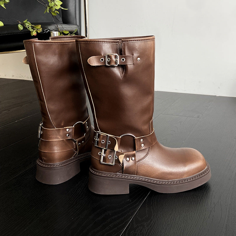 Botas Martin vintage de verano a juego para mujer