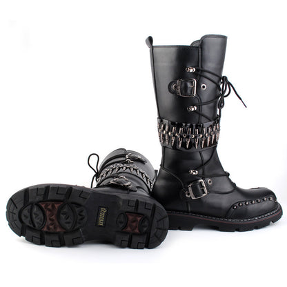 Botas de moto punk