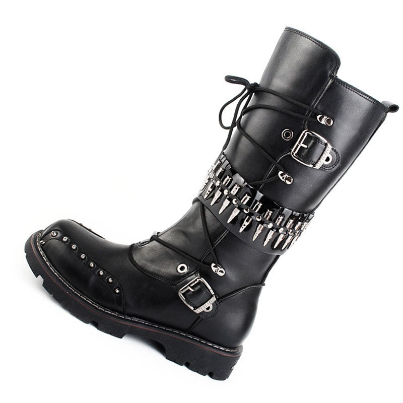 Botas de moto punk