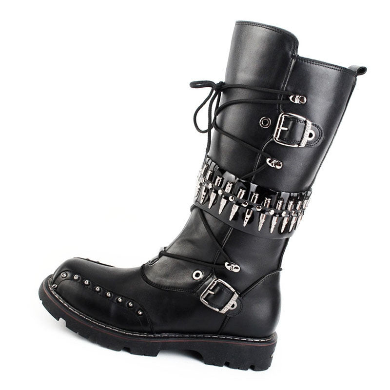 Botas de moto punk