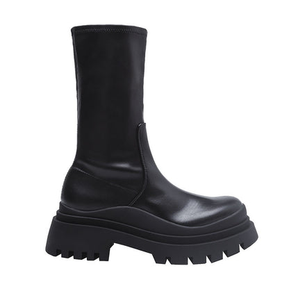 Botas Martin de plataforma pequena inglesas femininas