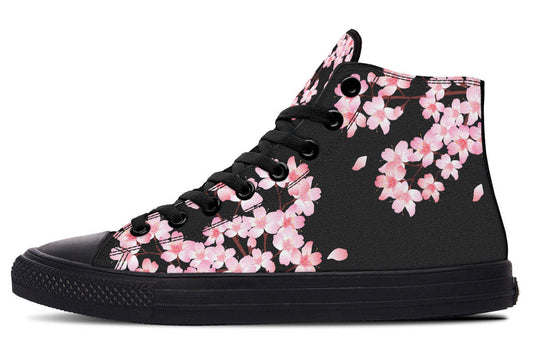 Printed Couple High-top Canvas Shoes