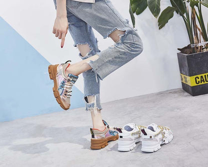 Zapatillas de deporte BF Street Shot Ins para mujer, versión coreana de Ulzzang Harajuku, zapatillas deportivas ligeras y transpirables de verano para correr