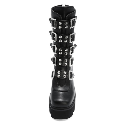 Middle tube motorcycle boots