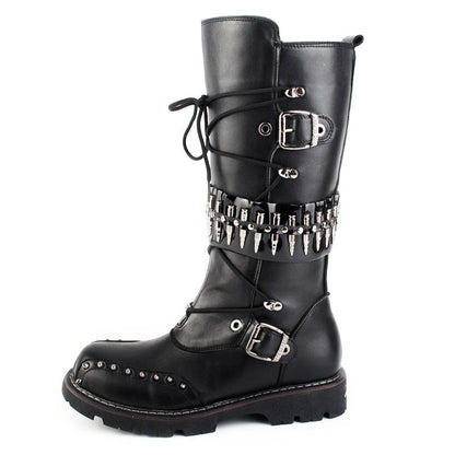 Botas de moto punk