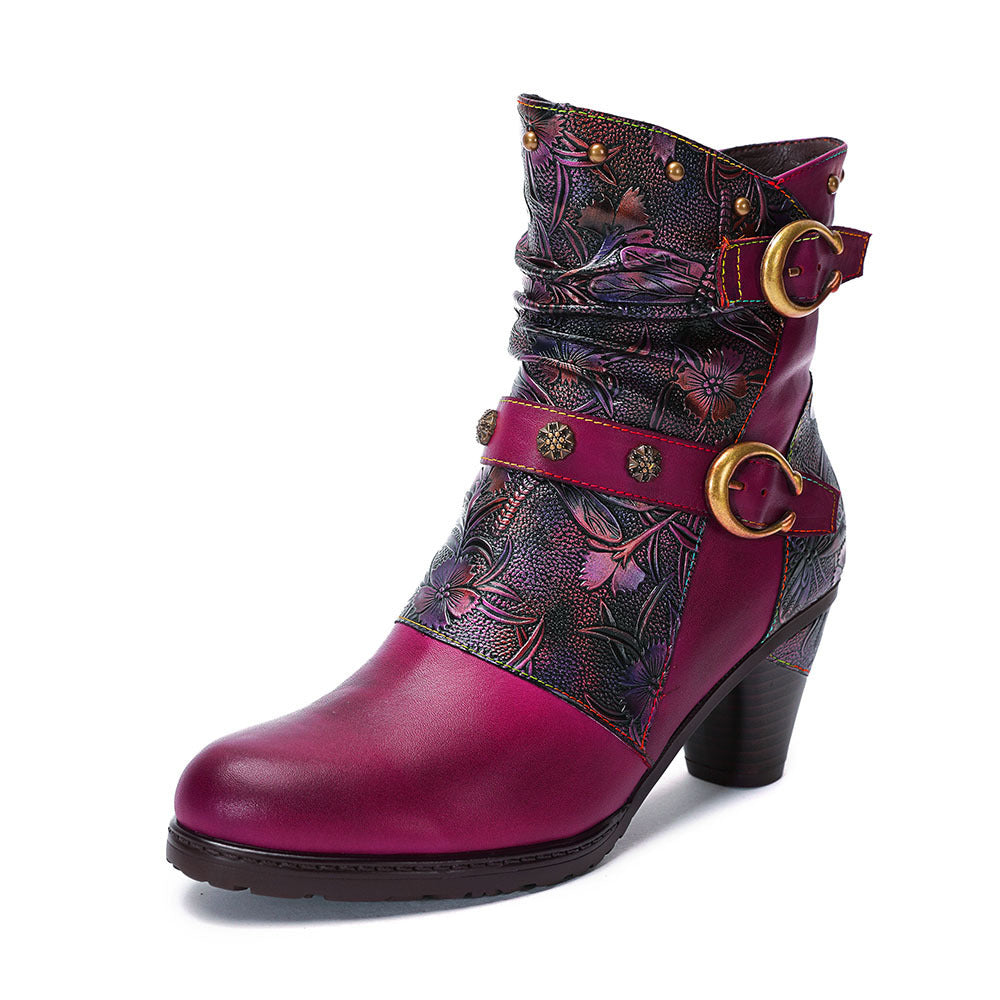 Botas de mujer retro Zapatos de mujer bohemios