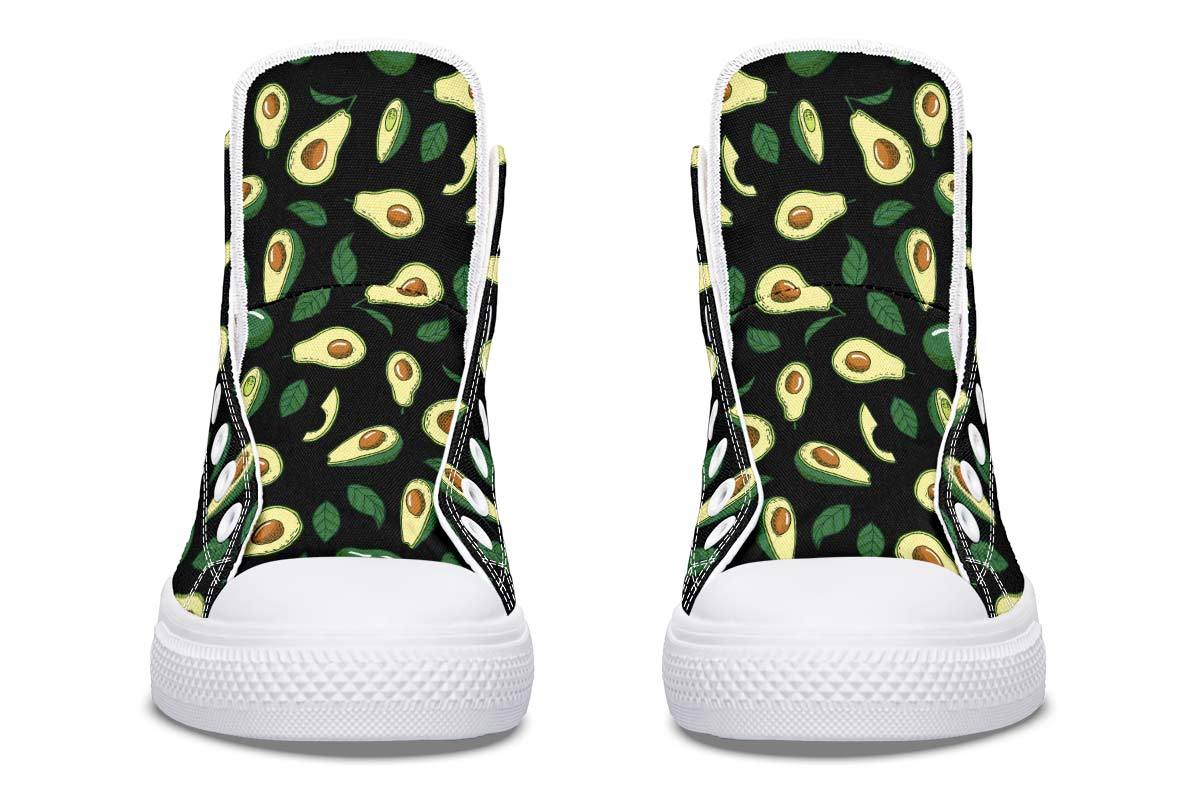 Printed Couple High-top Canvas Shoes