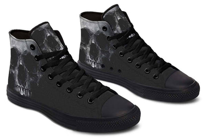 Printed Couple High-top Canvas Shoes