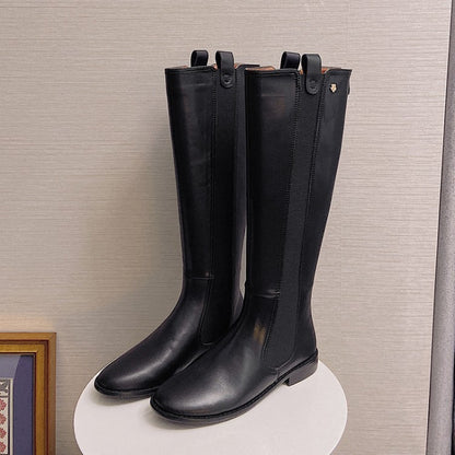 Straight tall women's boots