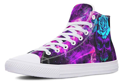 Printed Couple High-top Canvas Shoes