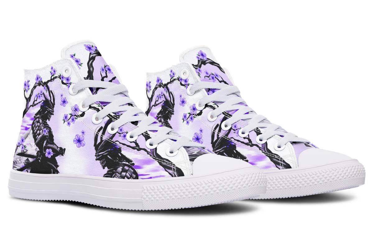 Printed Couple High-top Canvas Shoes