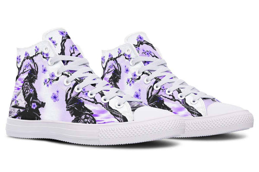 Printed Couple High-top Canvas Shoes