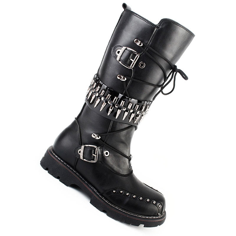 Botas de moto punk