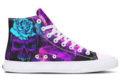 Printed Couple High-top Canvas Shoes