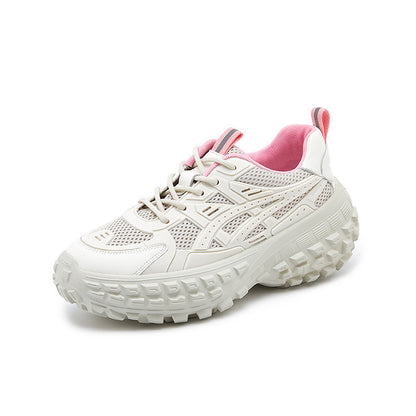 Thick Sole Casual Shoes Women's Sports Breathable Mesh