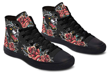 Printed Couple High-top Canvas Shoes