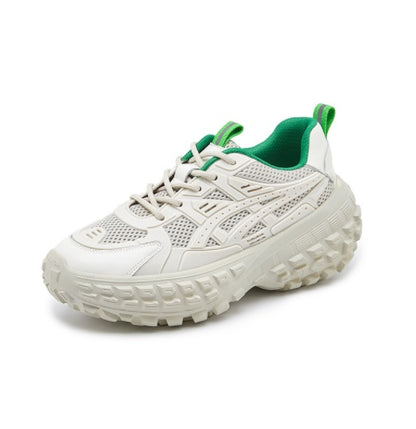 Thick Sole Casual Shoes Women's Sports Breathable Mesh