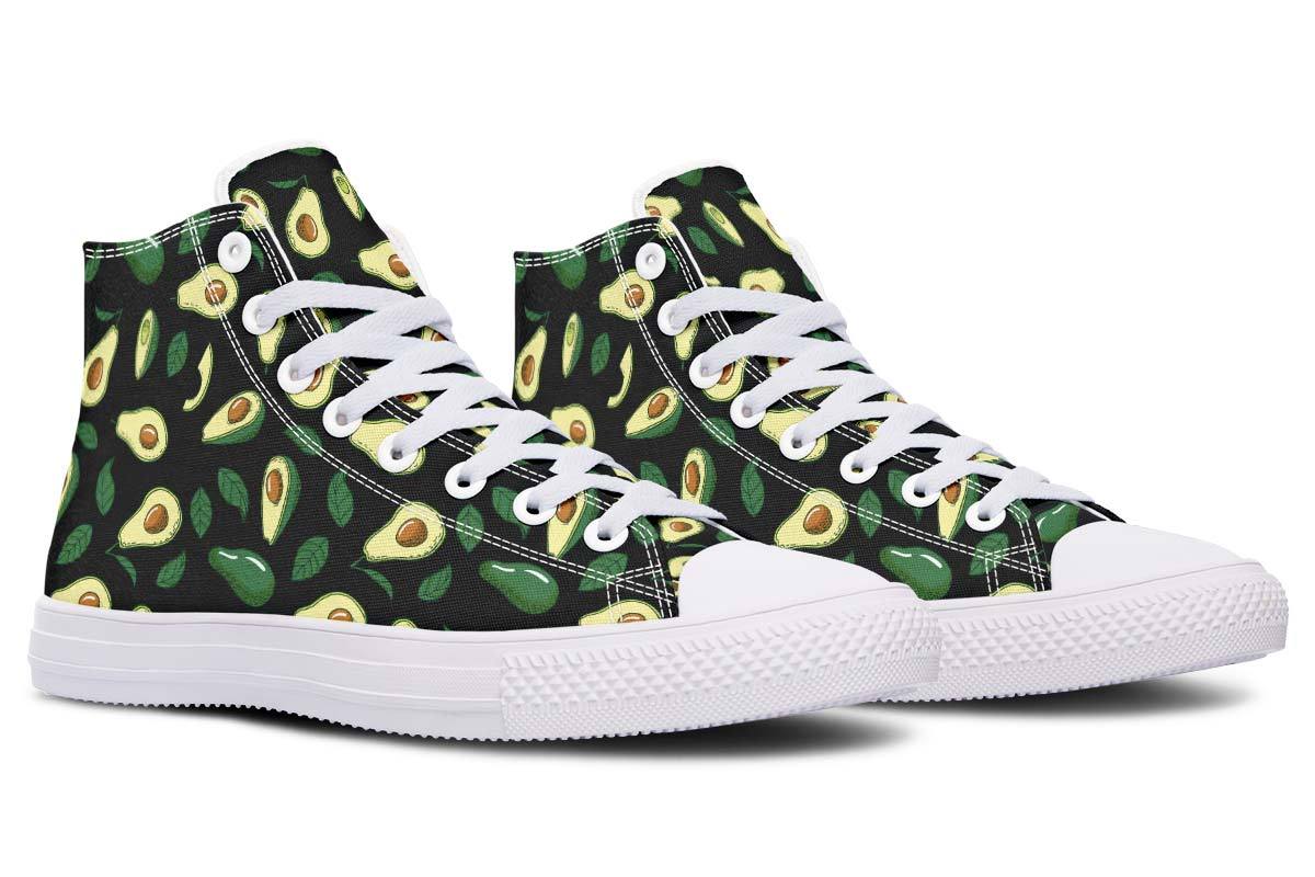 Printed Couple High-top Canvas Shoes