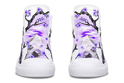 Printed Couple High-top Canvas Shoes