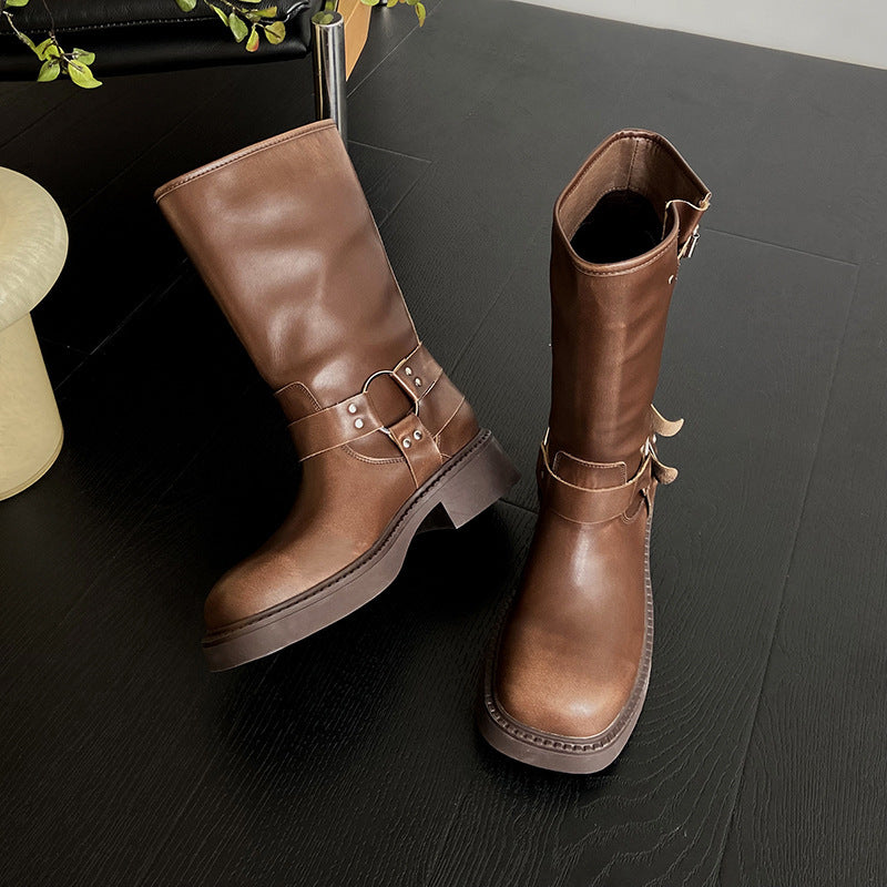 Botas Martin vintage de verano a juego para mujer