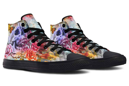 Printed Couple High-top Canvas Shoes