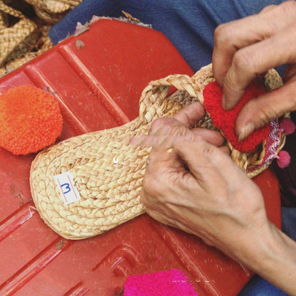 Net Red Slippers Nacionalidade Europa e Sudeste Asiático Viagem Praia Sapatos