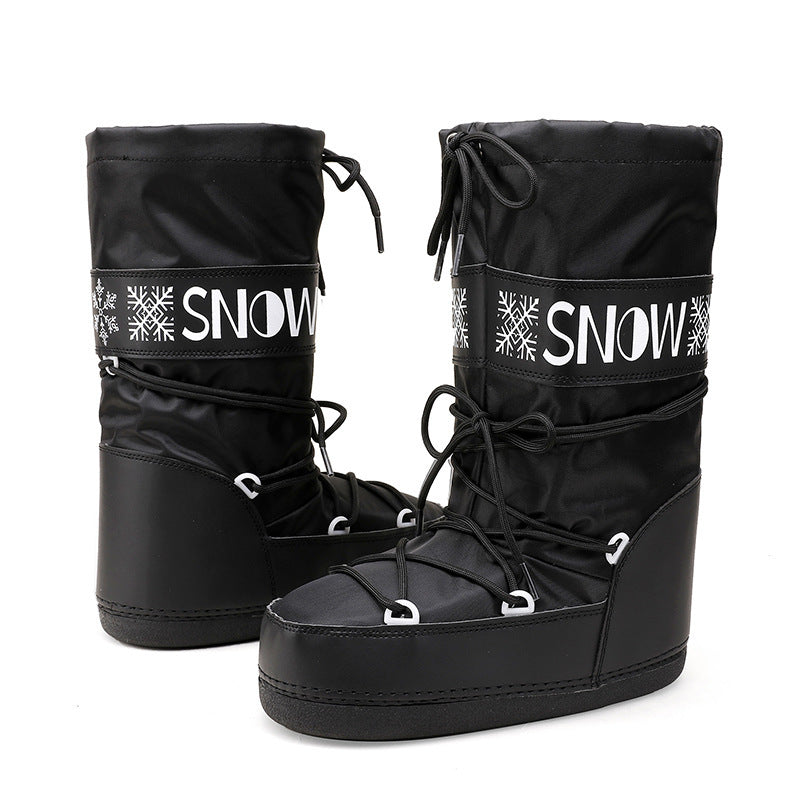 Aquecedores de pernas portáteis Niche Warm Black High Space Boots