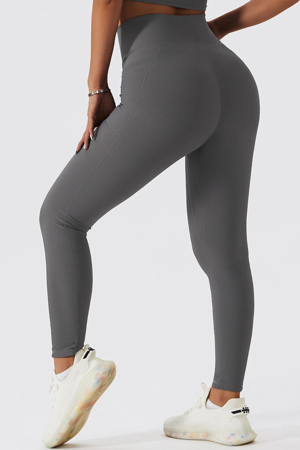 Leggings ativas com cintura cruzada Bae básicas