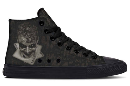 Printed Couple High-top Canvas Shoes