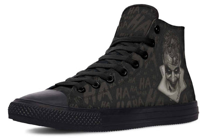 Printed Couple High-top Canvas Shoes