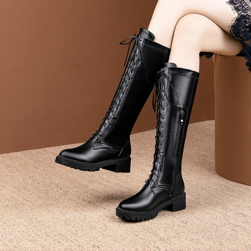 Botas de moda hasta la rodilla para mujer