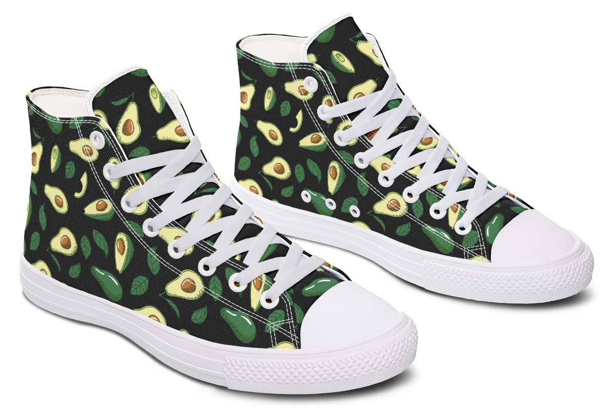 Printed Couple High-top Canvas Shoes