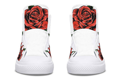 Printed Couple High-top Canvas Shoes