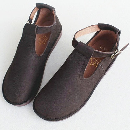 Original feito à mão primeira camada de couro de vaca antiderrapante sola macia sapatos femininos