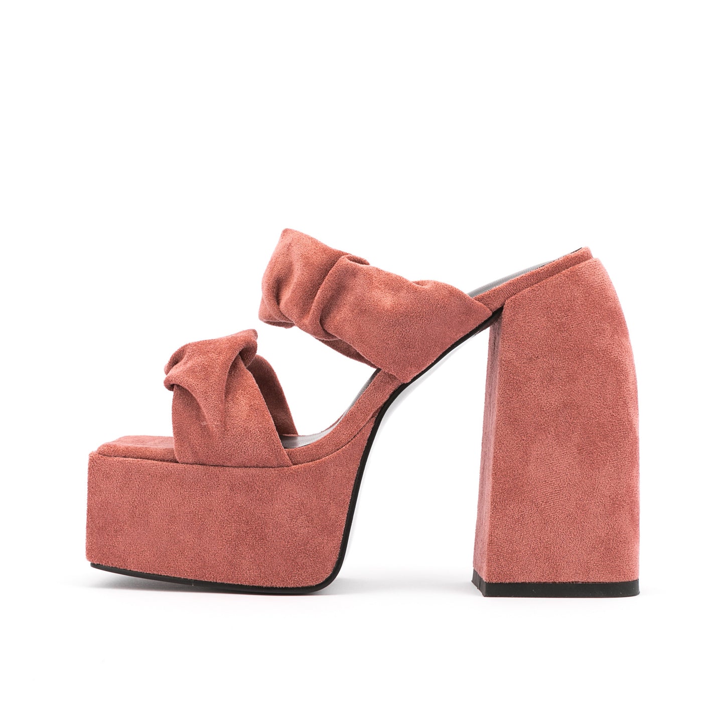 New Chunky Heel Platform Platform Toe Sandals