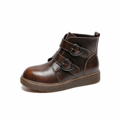 Bonitas botas Martin retro para mujer, estilo otoño-invierno