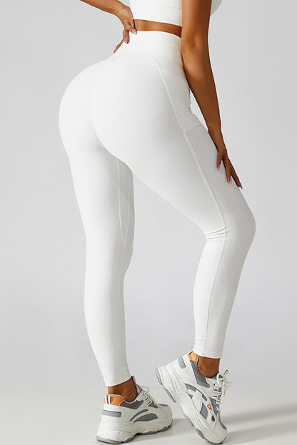 Leggings ativas com cintura cruzada Bae básicas