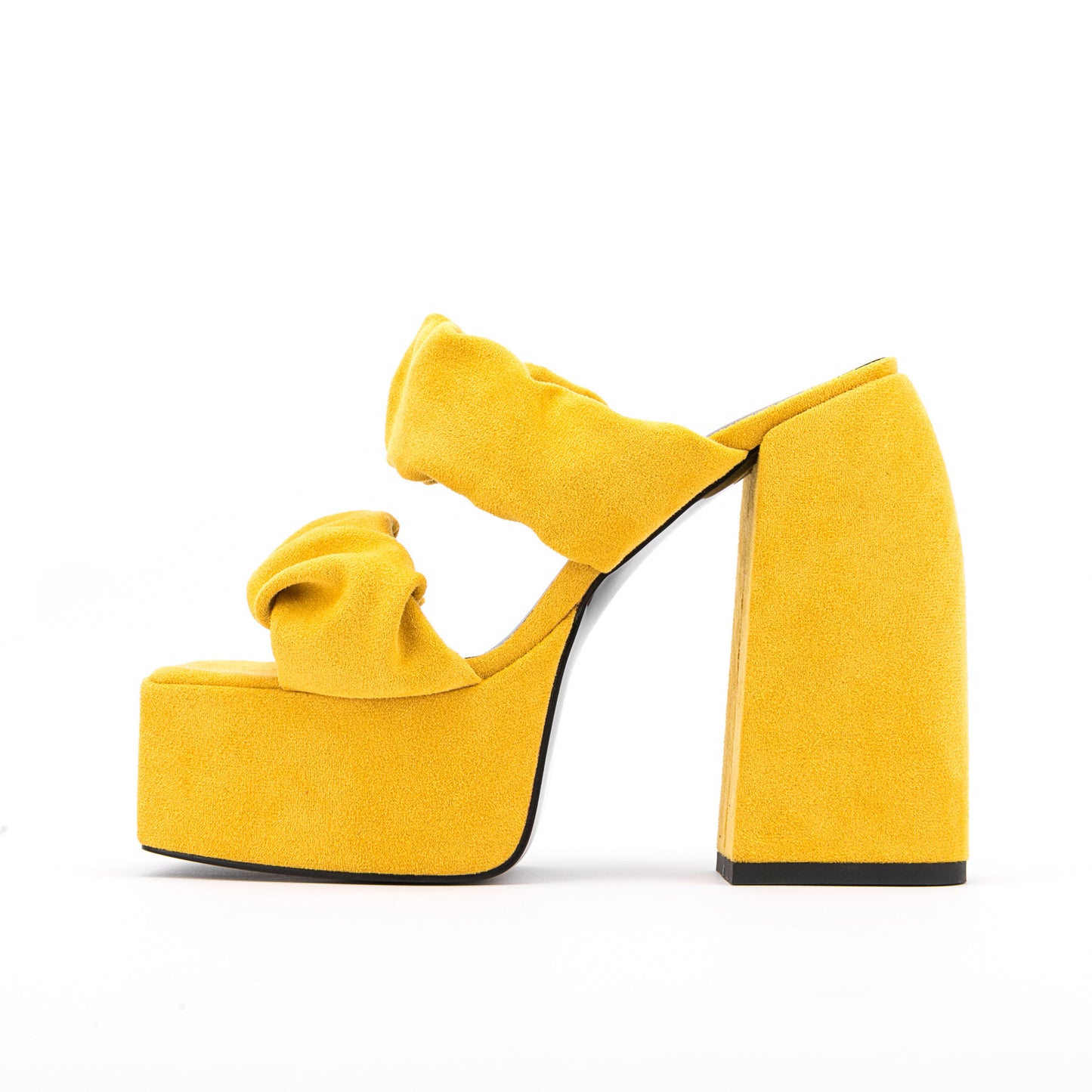 New Chunky Heel Platform Platform Toe Sandals